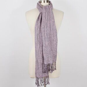 Issey Miyake Man scarf 2005 pink black 70% silk 30% wool